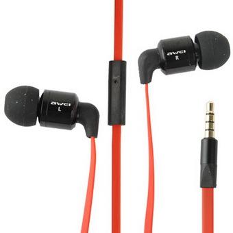 OEM Awei ES600i Headset with Microphone Red  