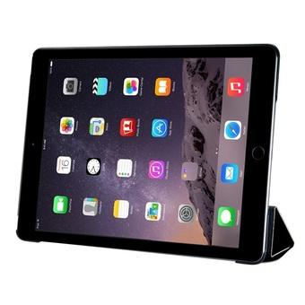 OEM Foldable Faux Leather & Plastic Flip Case for iPad 6/iPad Air 2 Black  