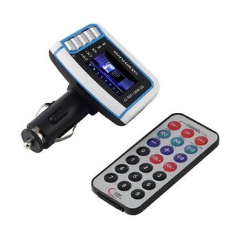 OH 1.44' LCD Wireless FM Transmitter Car MP3 Player SD TF Card USB Drive Remote  