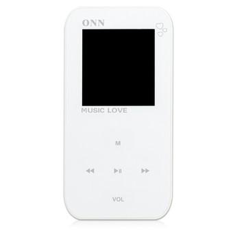 ONN Q2 Sport 4GB Ultraslim 1.5 Inch LCD MP3 Player White  