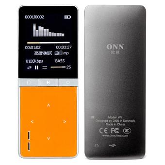 ONN W7 8GB Voice Recorder Speaker MP3 Player (Orange) (Intl)  