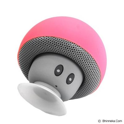OPTIMUZ Speaker Mini Bluetooth Jamur Type - Peach