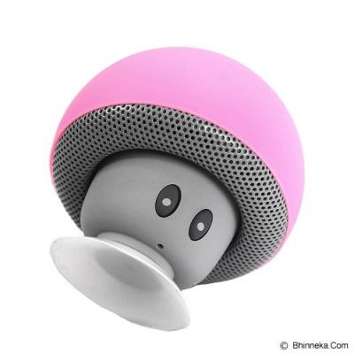 OPTIMUZ Speaker Mini Bluetooth Jamur Type - Pink