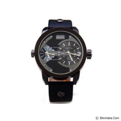OULM Dual Time Watch For Men [3221] - Black