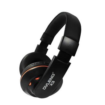 OV X3MV Computer Headphone Noise Cancelling Microphone Headband Wired Headphone Orange (Intl)  