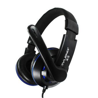 OV-X5MV computer headphones / headset with a microphone Blue (Intl)  