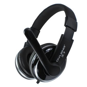 OV-X7MV computer headphones / headset with a microphone / bass stereo headphone / Fashion Headphones Black (Intl)  