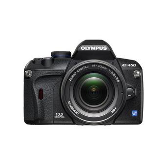 Olympus E-450 10.0 MP Digital SLR Camera With 14-42mm Lens Kit  
