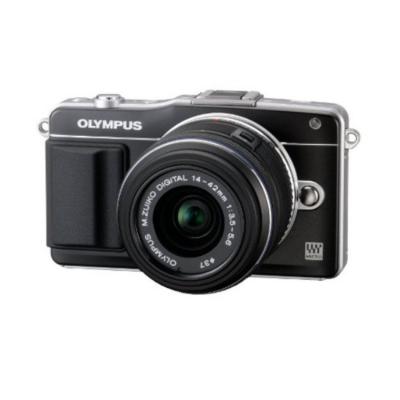 Olympus E-PM2 Mirrorless Digital Camera 14-42mm f/3.5 - 5.6 II Lens - Hitam