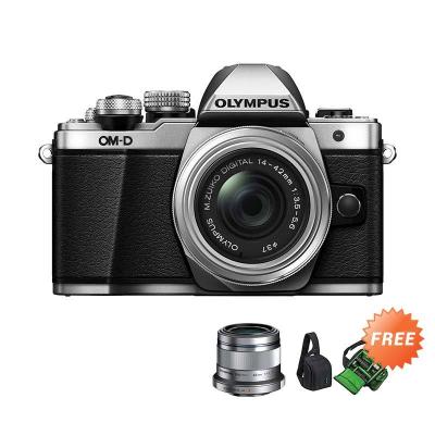 Olympus OM-D E-M10 II Kit 14-42mm Silver Kamera Mirrorless