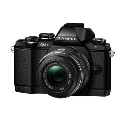 Olympus OM-D E-M10 kit 14-42mm Hitam Kamera