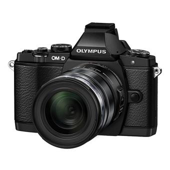 Olympus OM-D EM5 Live MOS Mirrorless Digital Kit 12-50EZ - 16MP - Hitam  