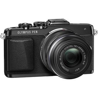 Olympus PEN E-PL7 Digital Camera Black with 14-42mm II R Lens Kit  