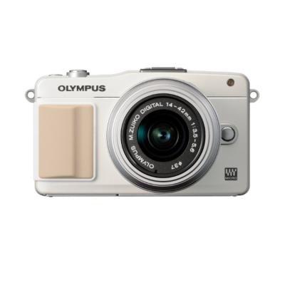 Olympus PEN E-PM2 14-42 Double Zoom Kit - 16 MP - Putih