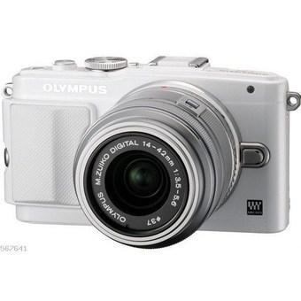 Olympus PEN Lite E-PL6 Camera White Kit with 14-42mm Lens  