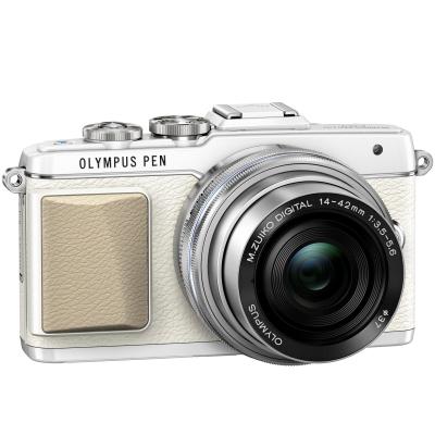 Olympus Pen E-PL7 White Digital Camera + ED 14-42mm EZ Len Kit