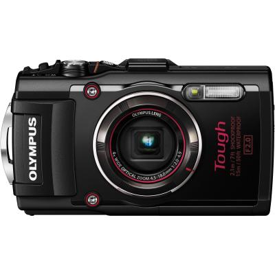 Olympus Stylus TG4 Tough Waterproof Black Kamera Pocket + Memory Sandisk 16GB + Screen Guard