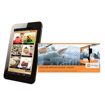 Omegasoft Voucher eMenu BIZ Cloud 1 bln plus Tablet Smartfren 7" X10  