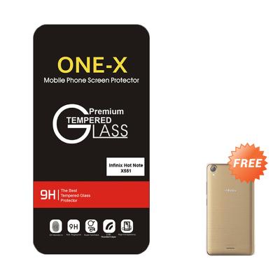 One-X Tempered Glass Screen Protector for Infinix Hot Note X551 + Free Aircase