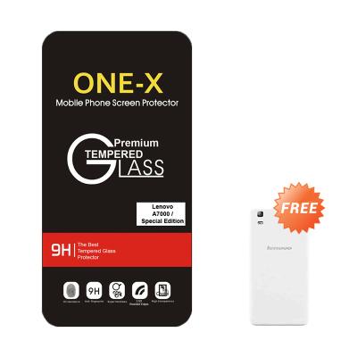 One-X Tempered Glass Screen Protector for Lenovo A7000 / Special Edition + Free Aircase