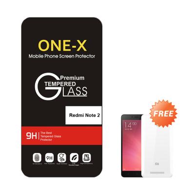 One-X Tempered Glass Screen Protector for Xiaomi Redmi Note 2 + Free Aircase