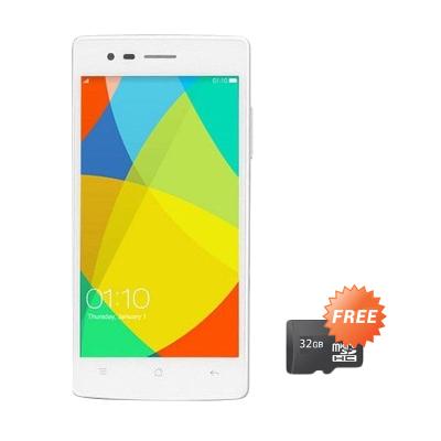Oppo Neo 5s 1201 Putih Smartphone [4G LTE/RAM 1 GB/16 GB] + Micro SD 32 GB