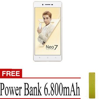 Oppo Neo 7 - 16 GB - Putih + Gratis Power Bank 6800 mAh  