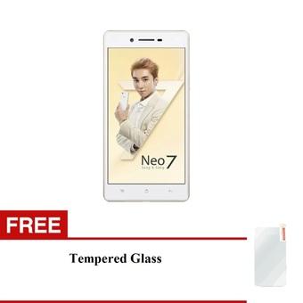 Oppo Neo 7 A33W - 16GB - Putih + Bonus Tempered Glass  