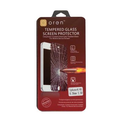 Oren Tempered Glass for iPhone 4/4s - Clear