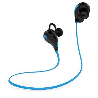 Original QCY QY7 Bluetooth 4.1 Fashion Sport Stereo Earphone Headphone Headset Black / Blue  