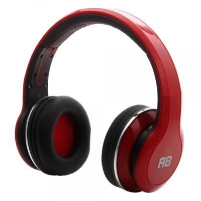 Ovleng A8 3.5mm Detachable Cable Stereo Headphone - Merah