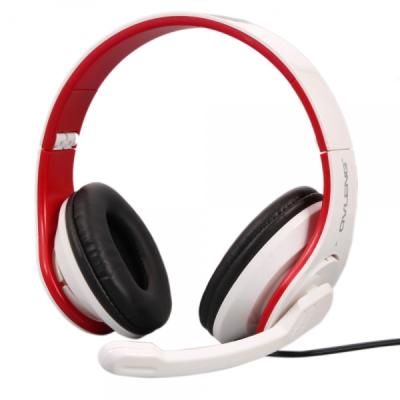 Ovleng Q8 Elegant Fashionable Comfortable USB Headphone - Red White