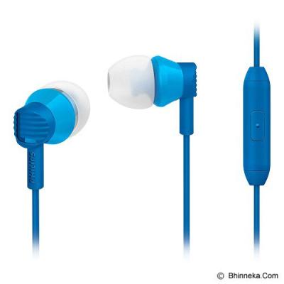 PHILIPS Ear Phone [SHE 3805 BL] - BLUE WITH MIC
