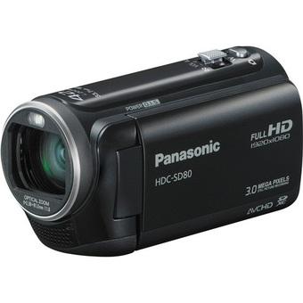 Panasonic HDC-SD80 - 1.5MP - Hitam  