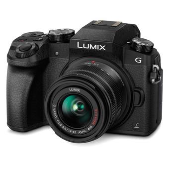 Panasonic Lumix DMC-G7 Mirrorless Micro Four Thirds Digital Camera with 14-42mm Lens Black  