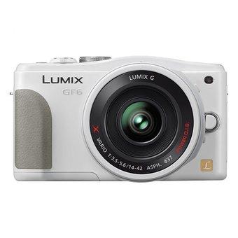 Panasonic Lumix DMC-GF6 16 MP Camera with 14-42mm f/3.5-5.6 II Lens Kit White  