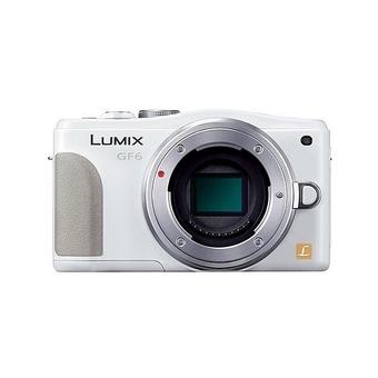 Panasonic Lumix DMC-GF6 Digital Camera With 14-42mm & 45-150mm Lens Kit White  