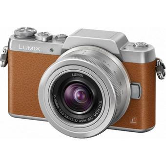 Panasonic Lumix DMC-GF7 16 MP Wi-Fi Digital Camera + 12-32mm Lens Kit Brown Silver  