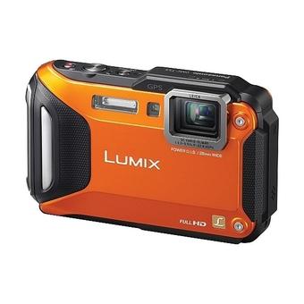 Panasonic Lumix DMC-TS5 16.1 MP Digital Camera Orange  