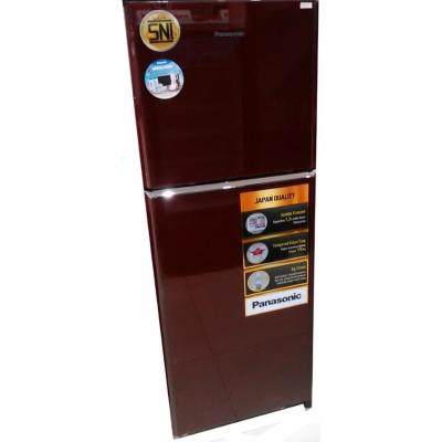 Panasonic Refrigerator / Kulkas / Lemari Es 2 Door NRB229SR - Merah