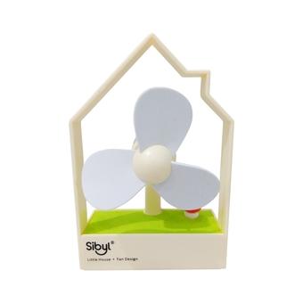 Passcode SiByl Little House Kipas Angin Mini – Portable USB Fan - Yellow  