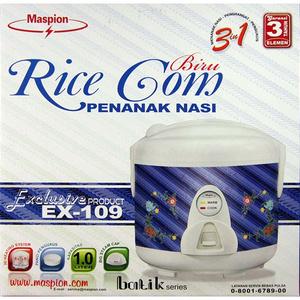 Penanak Nasi Rice Cooker Maspion MRJ 109