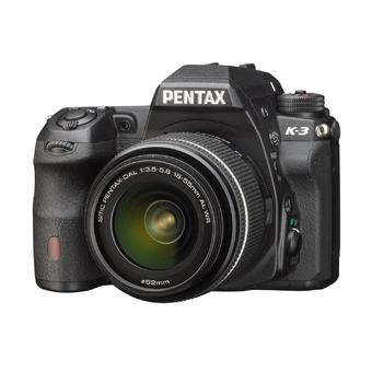 Pentax DSLR K3 18-55mm - Hitam  