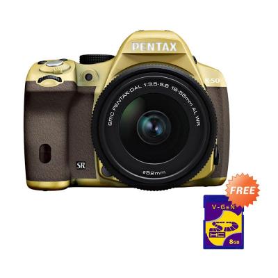 Pentax K-50 Kit 18-55 WR Gold Kamera DSLR + Memory Card [8GB]