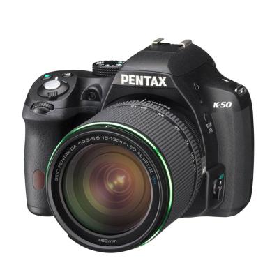 Pentax K50 18-135mm Hitam Kamera DSLR