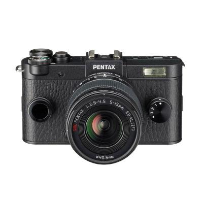 Pentax Q S1 Zoom Lens Kit Hitam Kamera Mirrorless