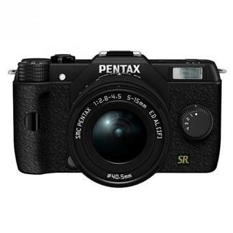 Pentax Q7 02 Lens Kit - 12MP - Hitam  
