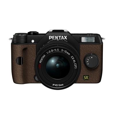 Pentax Q7 Lens Kit Hitam Coklat Kamera Mirrorless