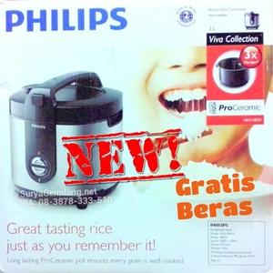 Philips 3D Rice Cooker 3in1 HD3128 Silver Asli, Baru, Garansi Resmi
