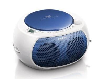 Philips Boombox CD Radio AZ-100N - Putih-Biru